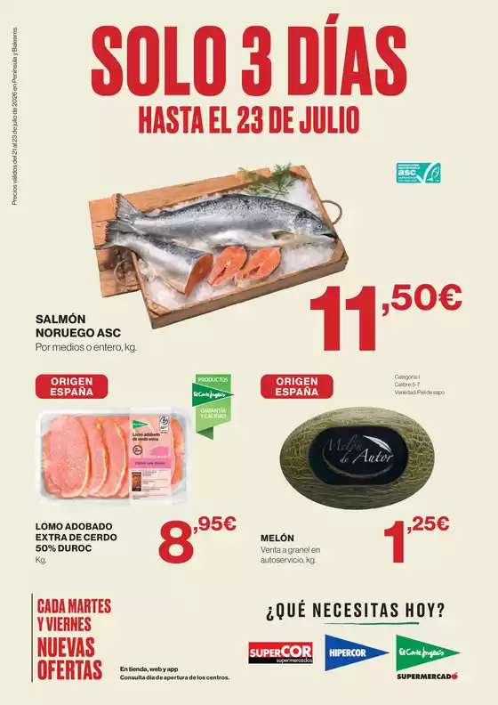 Catálogo Hipercor | Hasta El 23 De Julio | 2026-07-21T00:00:00.000Z - 2026-07-23T00:00:00.000Z