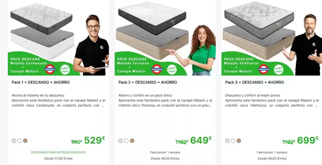 Catálogo Mobiprix | Packs De Descanso En Oferta | 2026-07-21T00:00:00.000Z - 2026-08-03T00:00:00.000Z