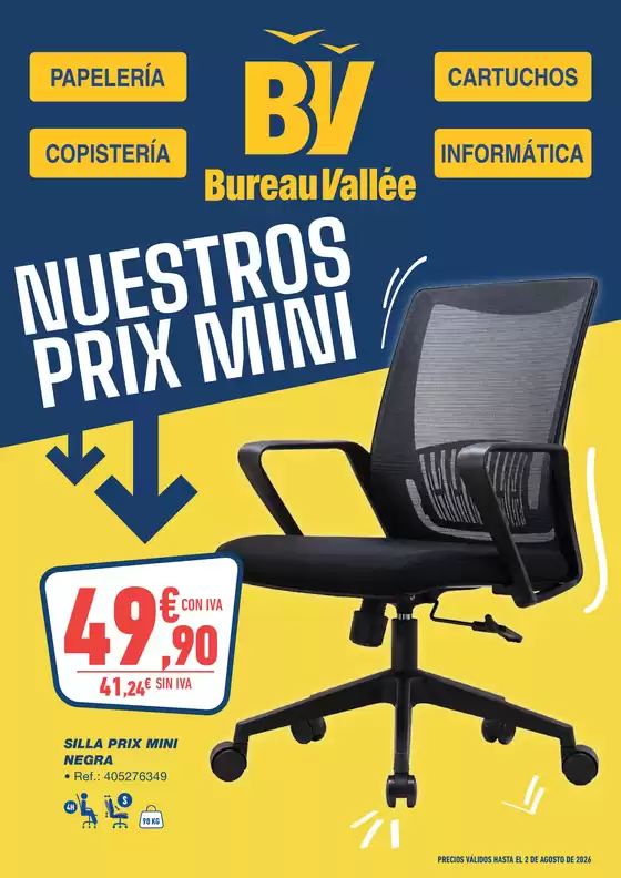 Catálogo Bureau Vallée | Nuestros Prix Mini | 2026-07-21T00:00:00.000Z - 2026-08-02T00:00:00.000Z