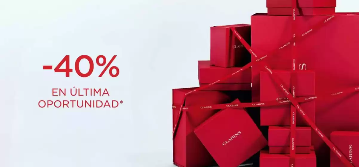 Catálogo Clarins | -40% En Última Oportunidad | 2026-07-21T00:00:00.000Z - 2026-09-01T00:00:00.000Z