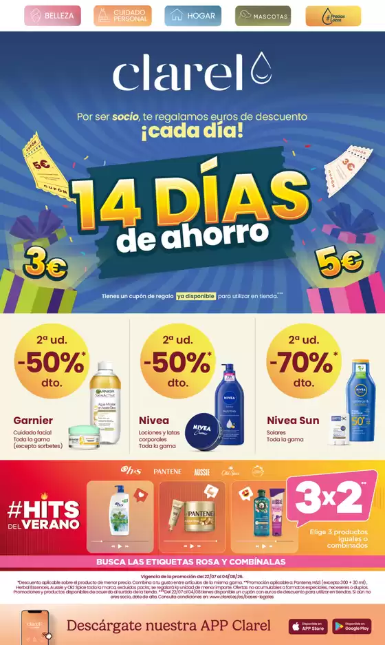 Catálogo Clarel | 14 Días De Ahorro | 2026-07-22T00:00:00.000Z - 2026-08-04T00:00:00.000Z