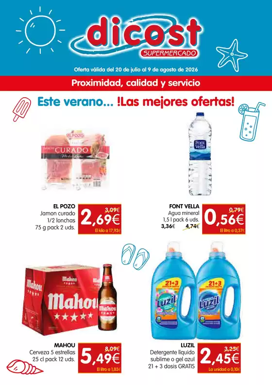 Catálogo Dicost | Este verano... !Las mejores ofertas! | 2026-07-22T00:00:00.000Z - 2026-08-09T00:00:00.000Z