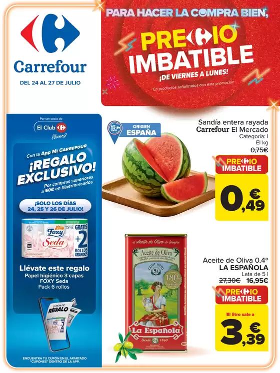 Catálogo Carrefour en Vecindario | PRECIO IMBATIBLE | 2026-07-24T00:00:00.000Z - 2026-07-27T00:00:00.000Z