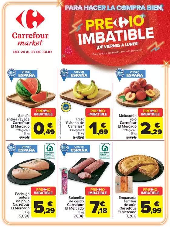 Catálogo Carrefour Market en Beniarjó | Precio Imbatible | 2026-07-24T00:00:00.000Z - 2026-07-27T00:00:00.000Z