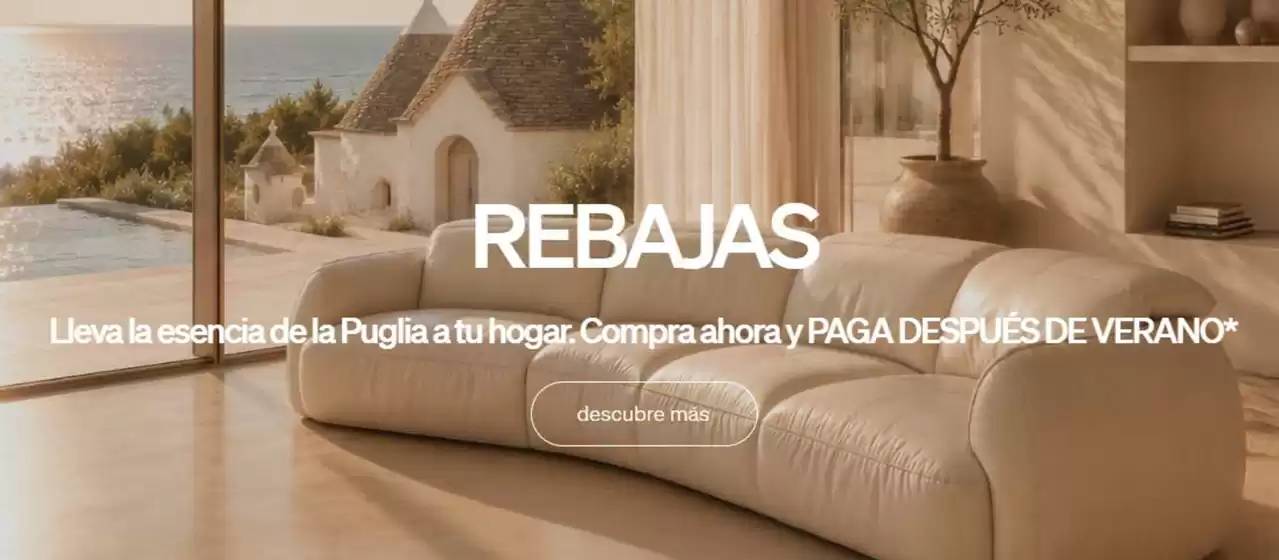 Catálogo Natuzzi | Rebajas | 2026-07-22T00:00:00.000Z - 2026-08-04T00:00:00.000Z