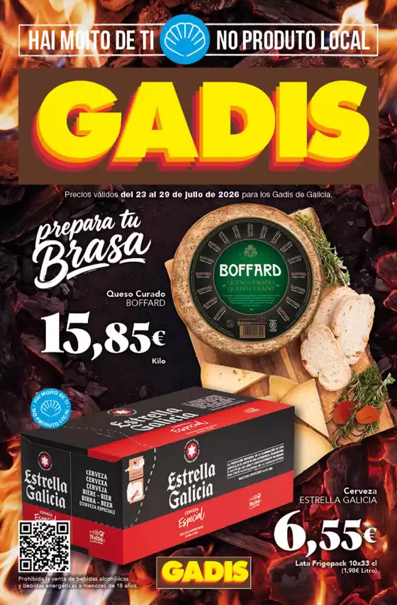 Catálogo Gadis | Precios válidos del 23 al 29 de jullo de 2026 para los Gadis de Galicia. | 2026-07-23T00:00:00.000Z - 2026-07-29T00:00:00.000Z