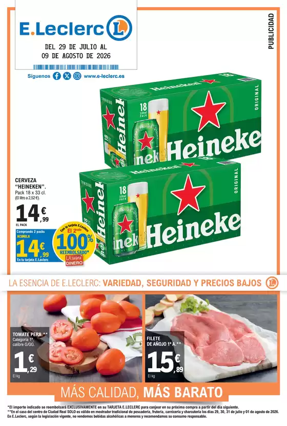 Catálogo E.Leclerc | Hiperofertas 15 | 2026-07-29T00:00:00.000Z - 2026-08-09T00:00:00.000Z