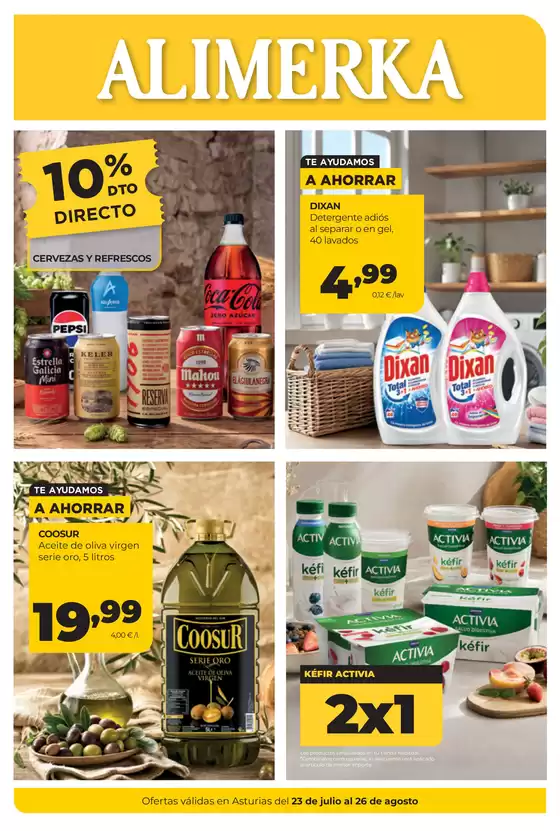 Catálogo Alimerka | Mensual Asturias | 2026-07-23T00:00:00.000Z - 2026-08-26T00:00:00.000Z