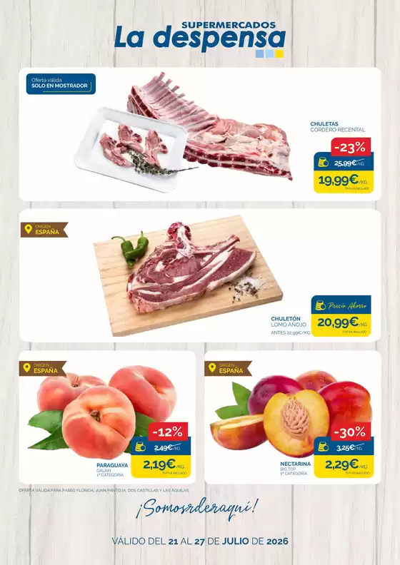 Catálogo Supermercados La Despensa en Leganés | Válido Del 21 Al 27 De Julio De 2026 | 2026-07-23T00:00:00.000Z - 2026-07-27T00:00:00.000Z