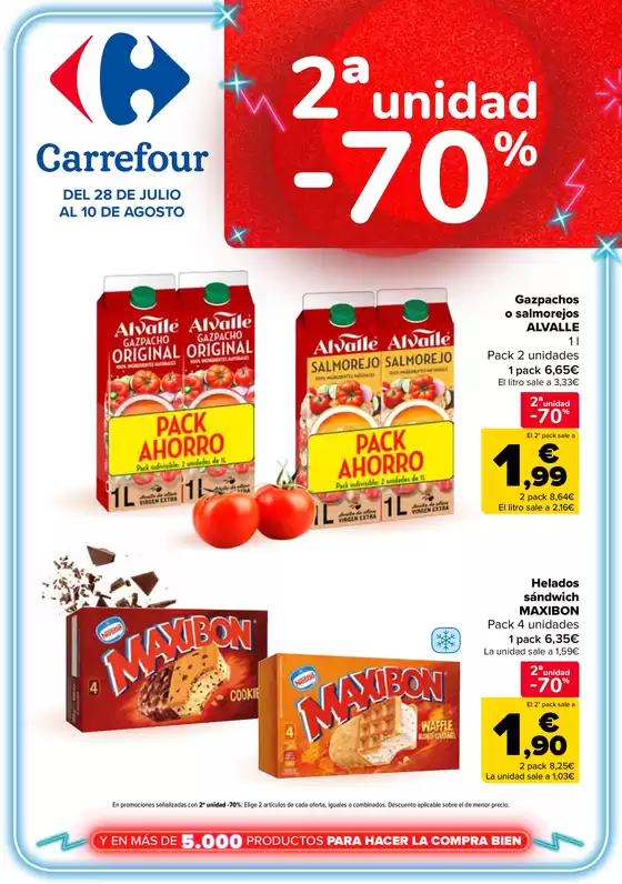Catálogo Carrefour en Pechina |  2ªUD. AL -70% | 2026-07-28T00:00:00.000Z - 2026-08-10T00:00:00.000Z