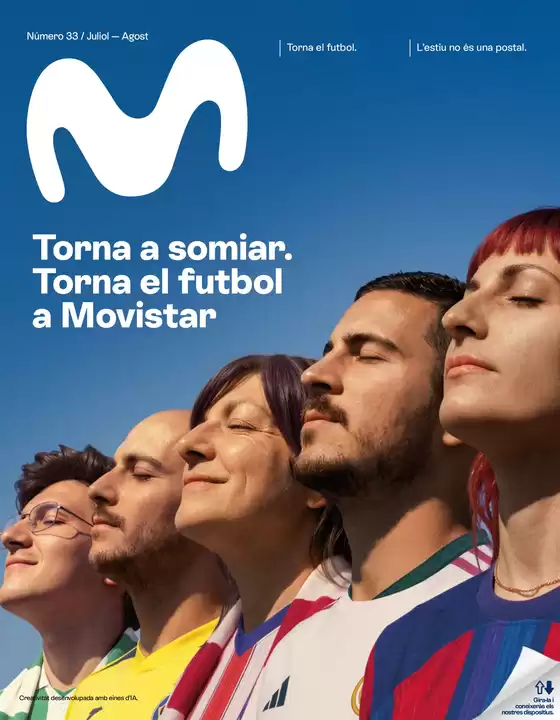 Catálogo Movistar en Llacuna | Torna a somiar. Torna el futbol a Movistar | 2026-07-24T00:00:00.000Z - 2026-08-31T00:00:00.000Z