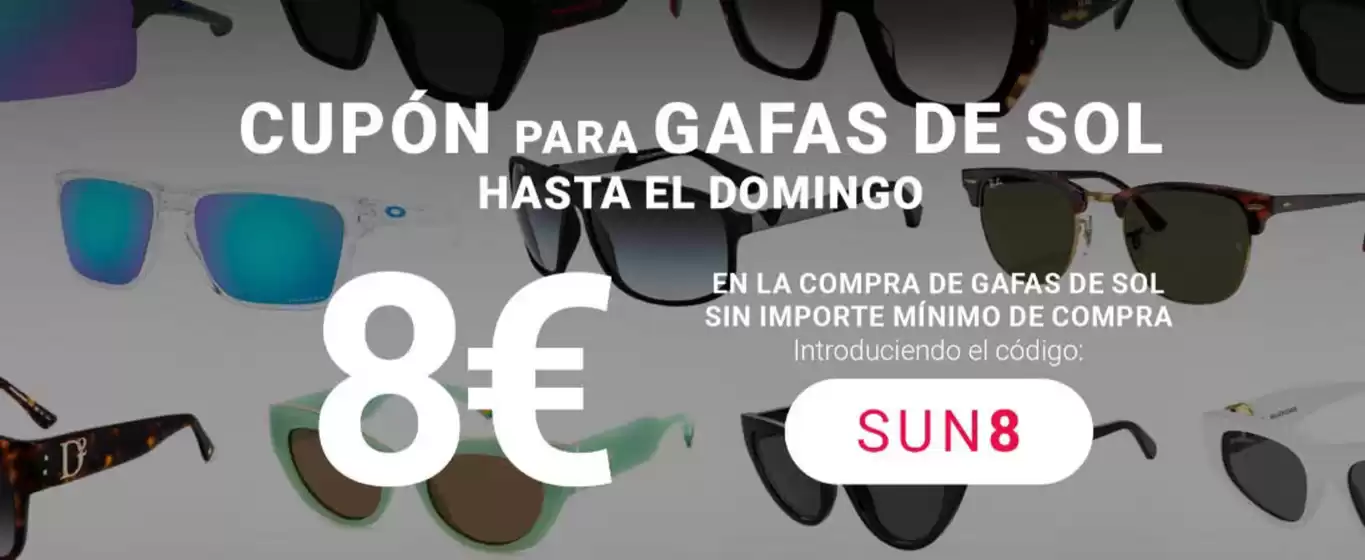 Catálogo Perfumerías Sabina | Cupón Para Gafas De Sol | 2026-07-24T00:00:00.000Z - 2026-07-26T00:00:00.000Z