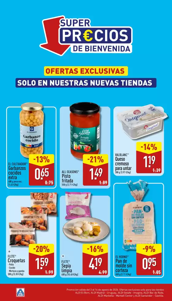 Catálogo ALDI en Móstoles | Super precios! | 2026-08-03T00:00:00.000Z - 2026-08-16T00:00:00.000Z