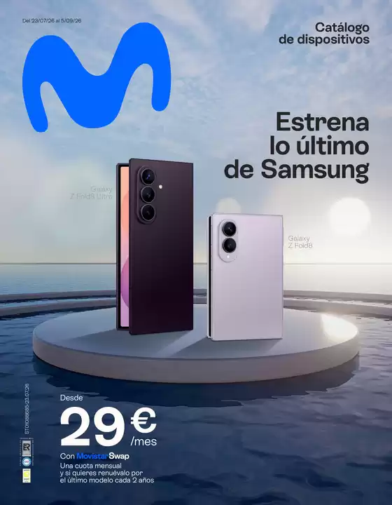 Catálogo Movistar | Estrena lo último de Samsung | 2026-07-27T00:00:00.000Z - 2026-09-05T00:00:00.000Z