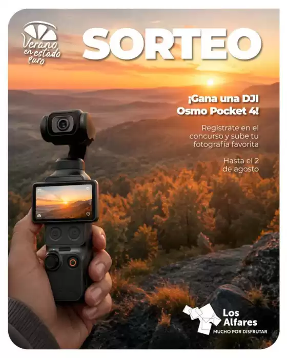 Catálogo Los Alfares | ¡Gana Una Dji Osmo Pocket 4! | 2026-07-28T00:00:00.000Z - 2026-08-02T00:00:00.000Z