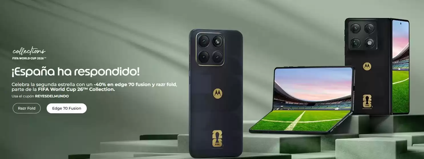 Catálogo Motorola en Mairena del Aljarafe | ¡España ha respondido! | 2026-07-28T00:00:00.000Z - 2026-08-08T00:00:00.000Z