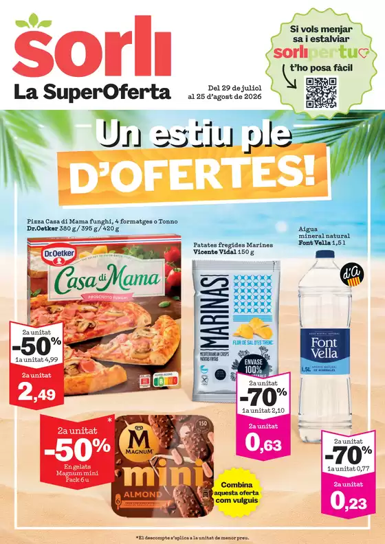 Catálogo Sorli | Un Estiu Ple D'ofertes! | 2026-07-29T00:00:00.000Z - 2026-08-25T00:00:00.000Z