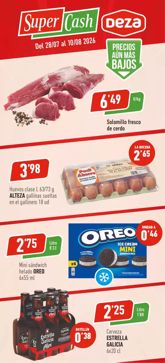 Catálogo Supermercados Deza | Precios Aún Más Bajos | 2026-07-29T00:00:00.000Z - 2026-08-10T00:00:00.000Z