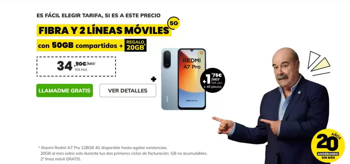 Catálogo MÁSmóvil en Anievas | Es Fácil Elegir Tarifa, Si Es A Este Precio | 2026-07-29T00:00:00.000Z - 2026-08-11T00:00:00.000Z