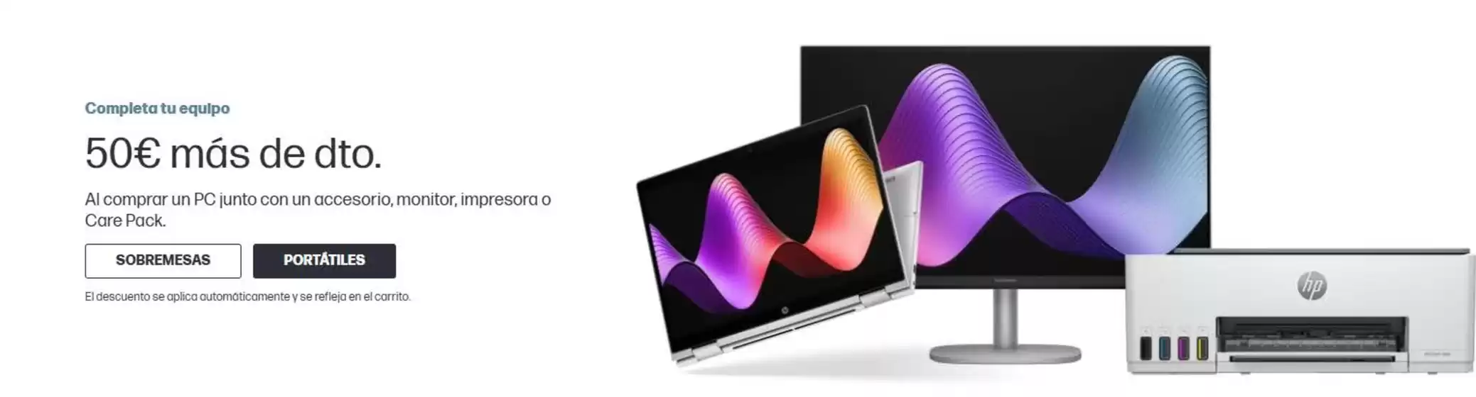Catálogo HP en Bergara | 50€ más de dto | 2026-07-29T00:00:00.000Z - 2026-08-11T00:00:00.000Z