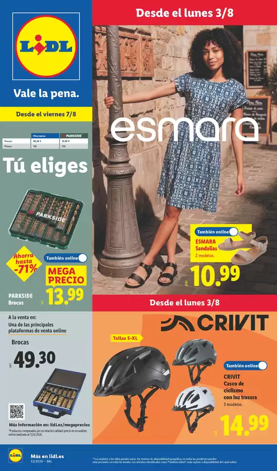 Catálogo Lidl | ¡Bazar Lidl!- Ofertas válidas del 03/08 al 09/08 | 2026-08-03T00:00:00.000Z - 2026-08-09T00:00:00.000Z