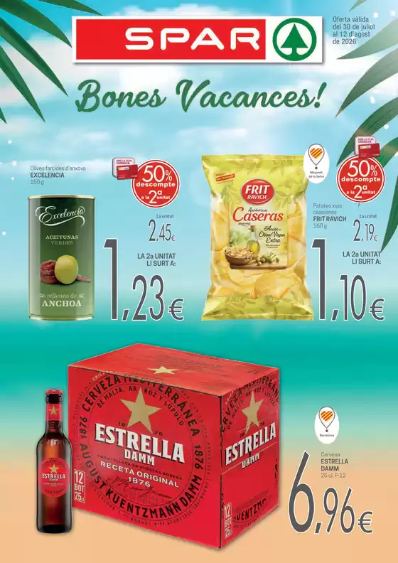 Catálogo Valvi Supermercats | Bones Vacances! | 2026-07-30T00:00:00.000Z - 2026-08-12T00:00:00.000Z