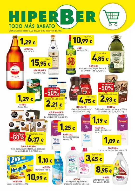 Catálogo Hiperber | Ofertas válidas desde el 30 de julio al 19 de agosto de 2026 | 2026-07-30T00:00:00.000Z - 2026-08-19T00:00:00.000Z