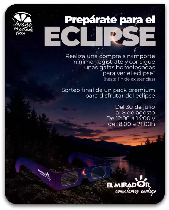 Catálogo El Mirador de Burgos | Prepárate Para El Eclipse | 2026-07-30T00:00:00.000Z - 2026-08-08T00:00:00.000Z
