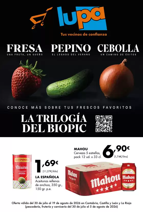 Catálogo Supermercados Lupa | Oferta válida del 30 de julio al 19 de agosto | 2026-07-30T00:00:00.000Z - 2026-08-19T00:00:00.000Z