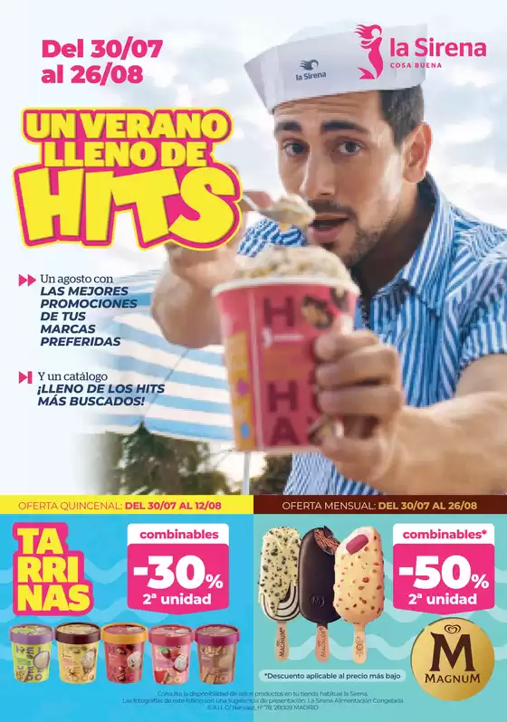 Catálogo La Sirena en Ames | Un Verano Lleno De Hits | 2026-07-31T00:00:00.000Z - 2026-08-26T00:00:00.000Z