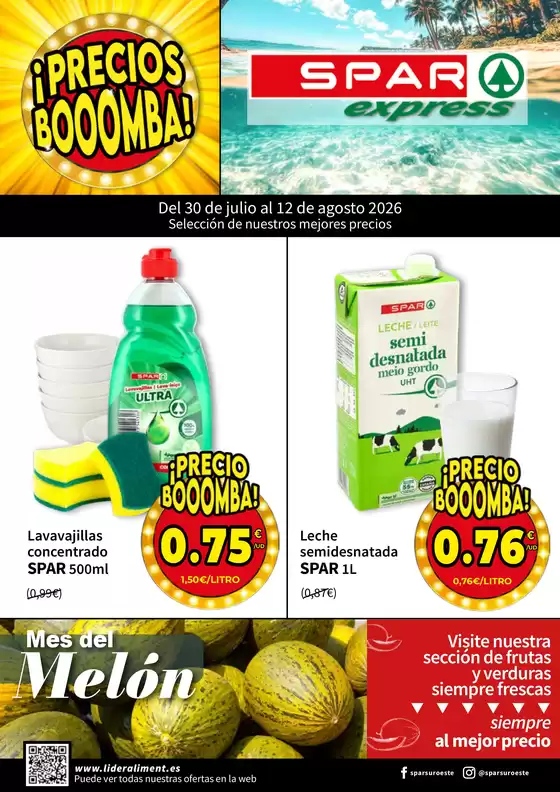Catálogo SPAR en Calasparra | Del 30 de julio al 12 de agosto 2026 | 2026-07-31T00:00:00.000Z - 2026-08-12T00:00:00.000Z