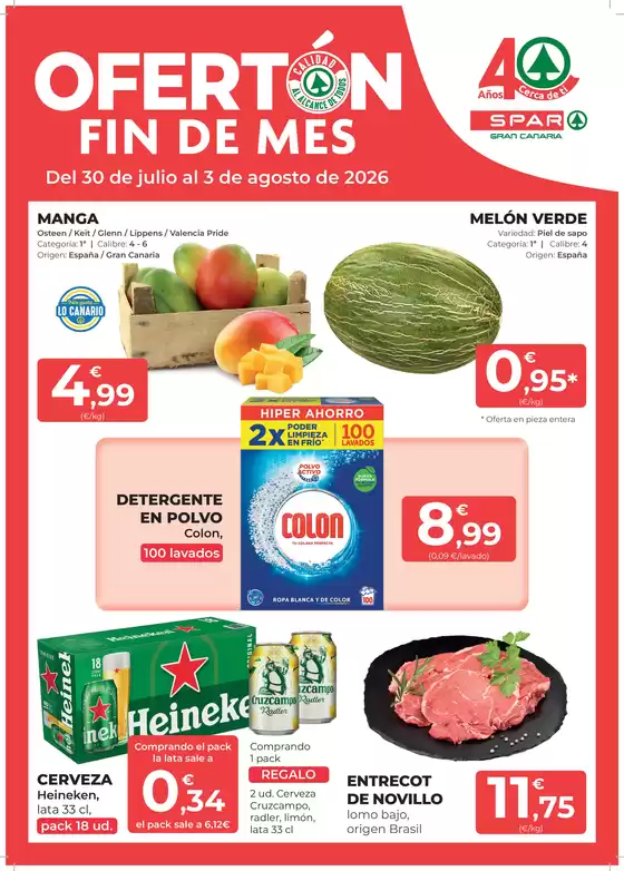 Catálogo SPAR Gran Canaria | Ofertón Fin De Mes | 2026-07-31T00:00:00.000Z - 2026-08-03T00:00:00.000Z