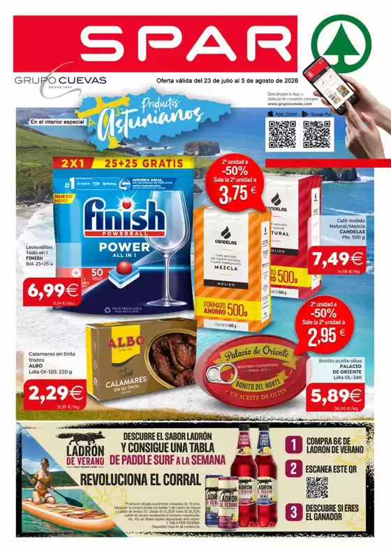 Catálogo SPAR en Outes | Oferta válida del 23 de julio al 5 de agosto de 2026 | 2026-07-23T00:00:00.000Z - 2026-08-05T00:00:00.000Z