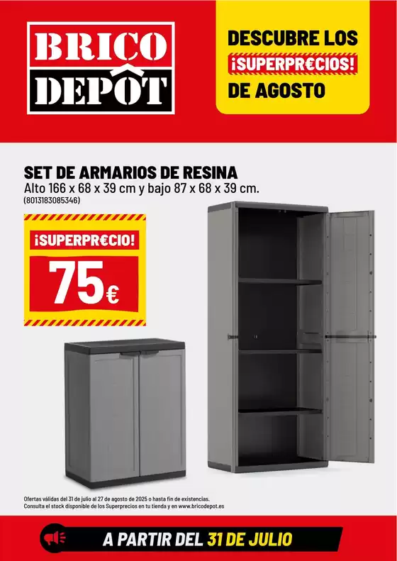 Catálogo Brico Depôt en Sollana | Descubre Los ¡Superprecios! De Agosto | 2026-08-03T00:00:00.000Z - 2026-08-27T00:00:00.000Z