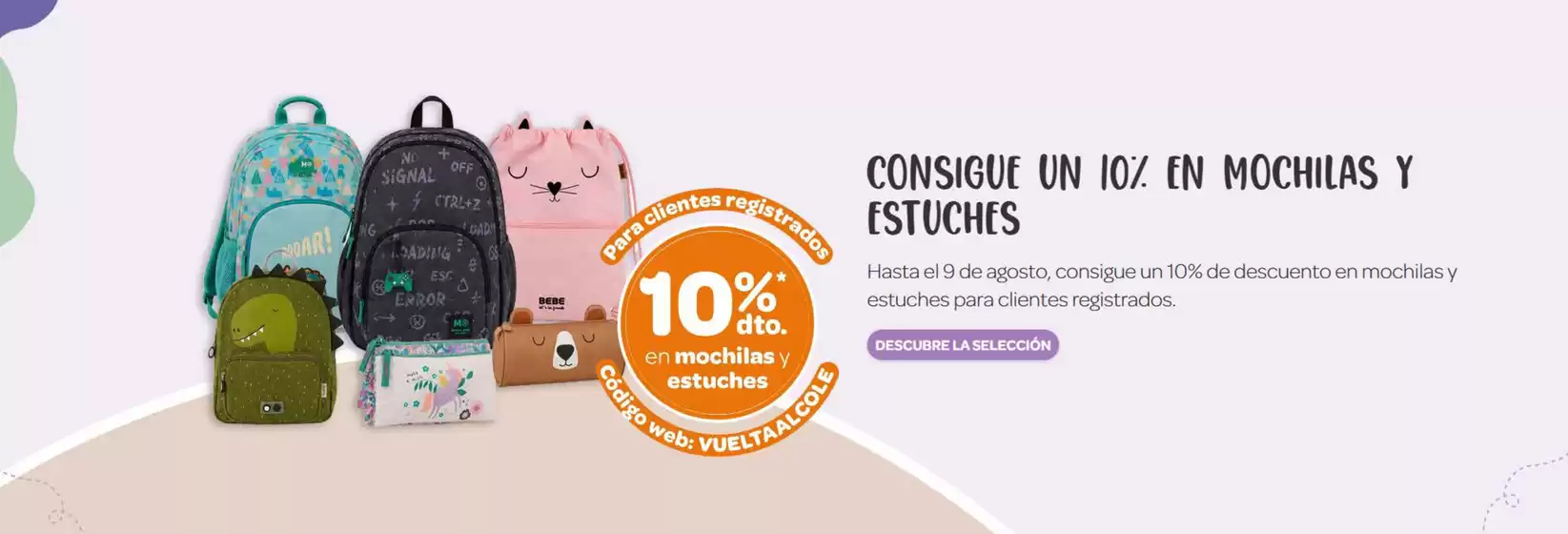 Catálogo Dideco | Consigue Un 10% En Mochilas Y Estuches | 2026-08-03T00:00:00.000Z - 2026-08-09T00:00:00.000Z