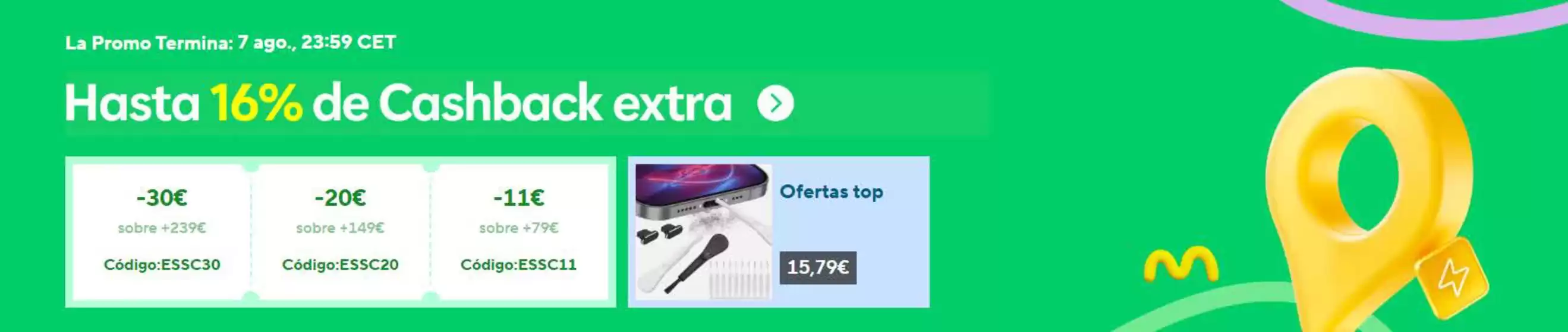 Catálogo Aliexpress | Hasta 16% De Cashback Extra | 2026-08-03T00:00:00.000Z - 2026-08-07T00:00:00.000Z