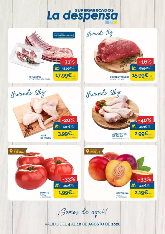 Catálogo Supermercados La Despensa | Válido Del 4 Al 10 De Agosto De 2026 | 2026-08-04T00:00:00.000Z - 2026-08-10T00:00:00.000Z