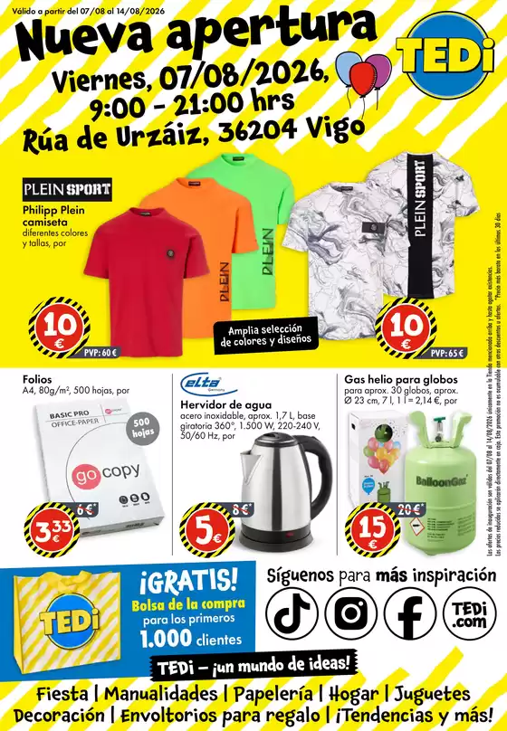 Catálogo TEDi | Tedi Catálogo hasta 11.08.2026 | 2026-08-05T00:00:00.000Z - 2026-08-11T00:00:00.000Z