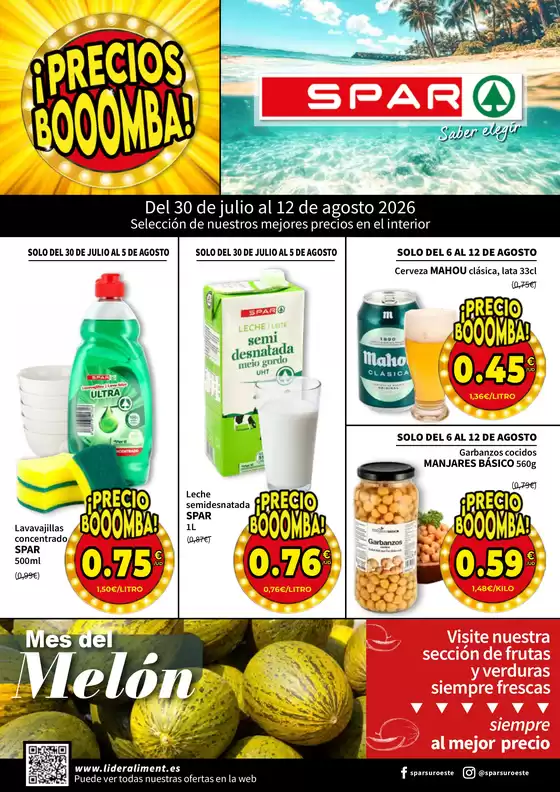 Catálogo SPAR en Garvín | Del 30 de julio al 12 de agosto | 2026-07-31T00:00:00.000Z - 2026-08-12T00:00:00.000Z
