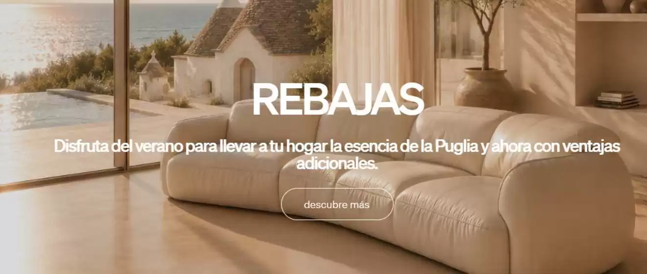 Catálogo Natuzzi | Rebajas | 2026-08-05T00:00:00.000Z - 2026-08-18T00:00:00.000Z