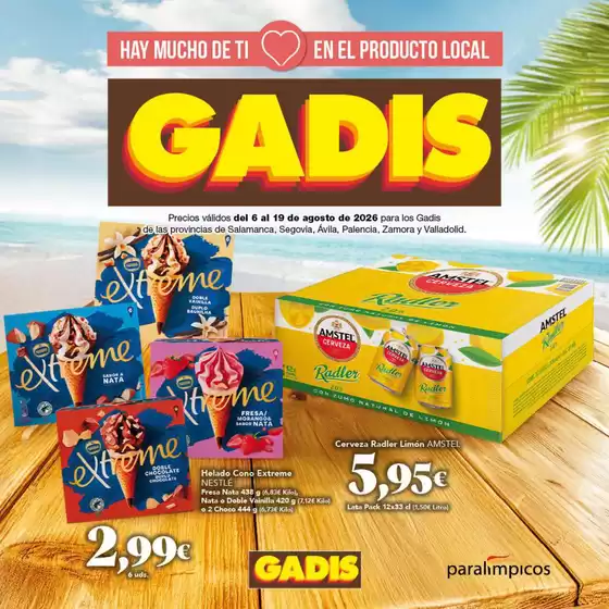 Catálogo Gadis | Precios válidos del 6 al 19 de agosto de 2026 | 2026-08-06T00:00:00.000Z - 2026-08-19T00:00:00.000Z