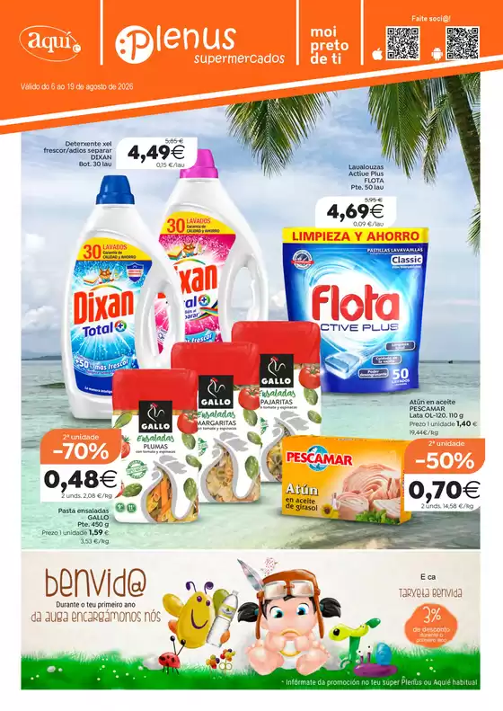 Catálogo Plenus Supermercados | Válido do 6 ao 19 de agosto de 2026 | 2026-08-06T00:00:00.000Z - 2026-08-19T00:00:00.000Z