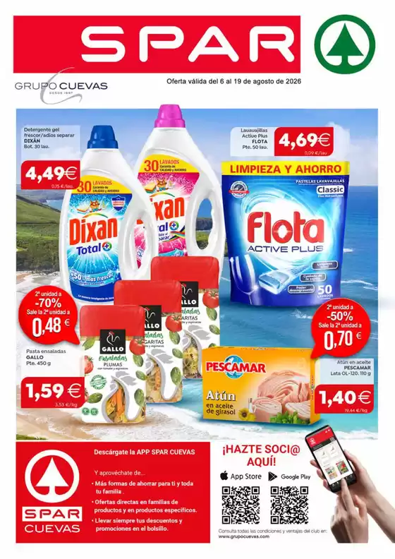 Catálogo SPAR | Oferta válida del 6 al 19 de agosto de 2026 | 2026-08-06T00:00:00.000Z - 2026-08-19T00:00:00.000Z