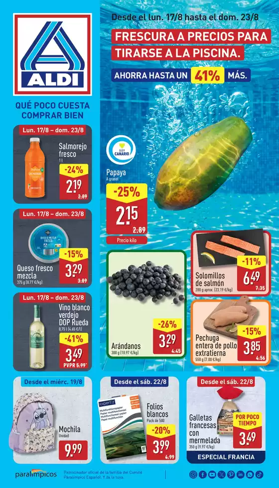 Catálogo ALDI en San Miguel de Abona | ¡Qué poco cuesta comprar bien! | 2026-08-17T00:00:00.000Z - 2026-08-23T00:00:00.000Z