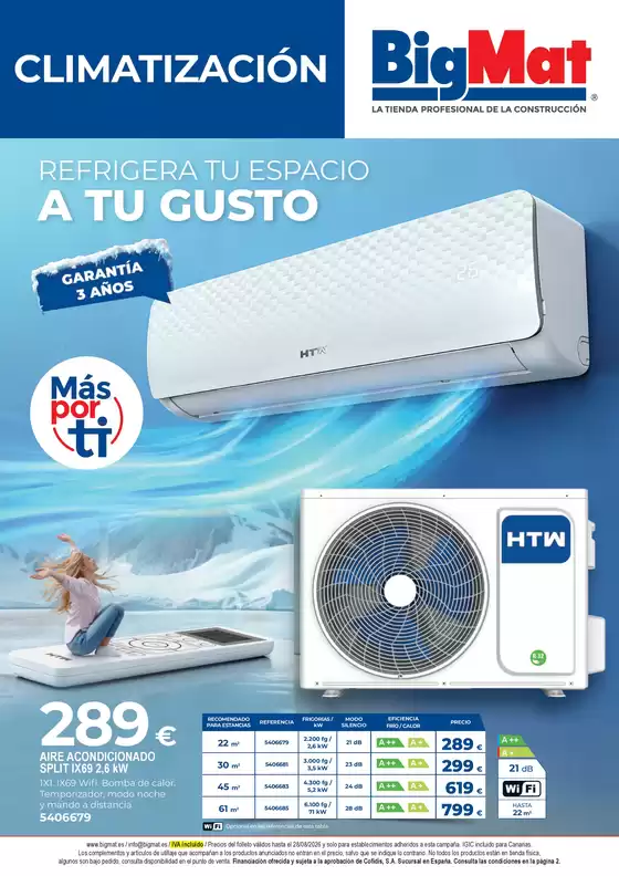 Catálogo Bigmat - La Plataforma | Climatizacion | 2026-08-06T00:00:00.000Z - 2026-08-28T00:00:00.000Z