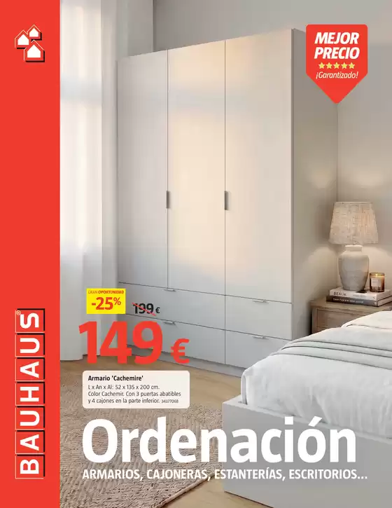 Catálogo BAUHAUS | Ordenación | 2026-08-18T00:00:00.000Z - 2026-09-30T00:00:00.000Z