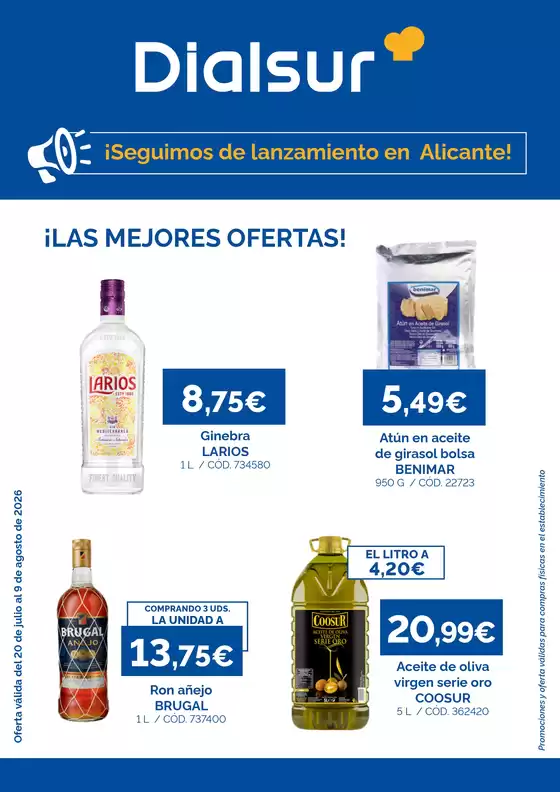 Catálogo Dialsur Cash & Carry | ¡Las Mejores Ofertas! | 2026-07-20T00:00:00.000Z - 2026-08-09T00:00:00.000Z