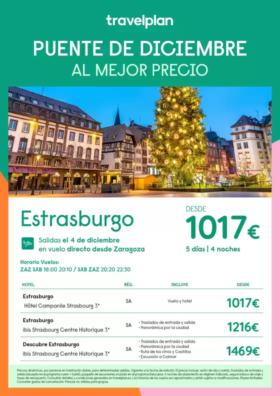 Catálogo Travelplan en Aldea del Cano | Travelplan Estrasburgo | 2026-08-07T00:00:00.000Z - 2026-12-04T00:00:00.000Z