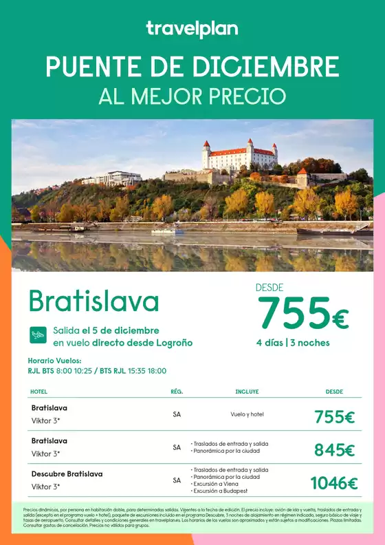 Catálogo Travelplan en Aldea del Cano | Travelplan Bratislava | 2026-08-07T00:00:00.000Z - 2026-12-08T00:00:00.000Z