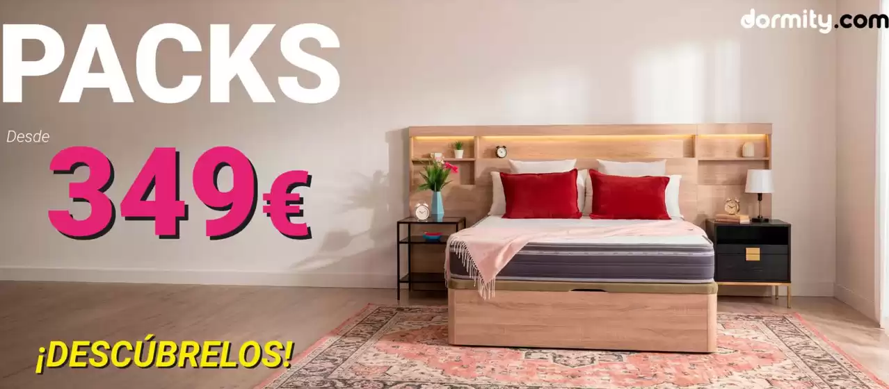 Catálogo Dormity | Packs Desde 349€ | 2026-08-07T00:00:00.000Z - 2026-08-20T00:00:00.000Z
